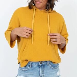 ATF‎ All Things Fabulous Mustard Yellow Los Angeles Graphic Hoodie Oversized XS